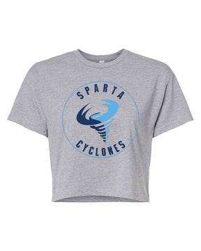 Sparta Cyclones Crop Top Design 1