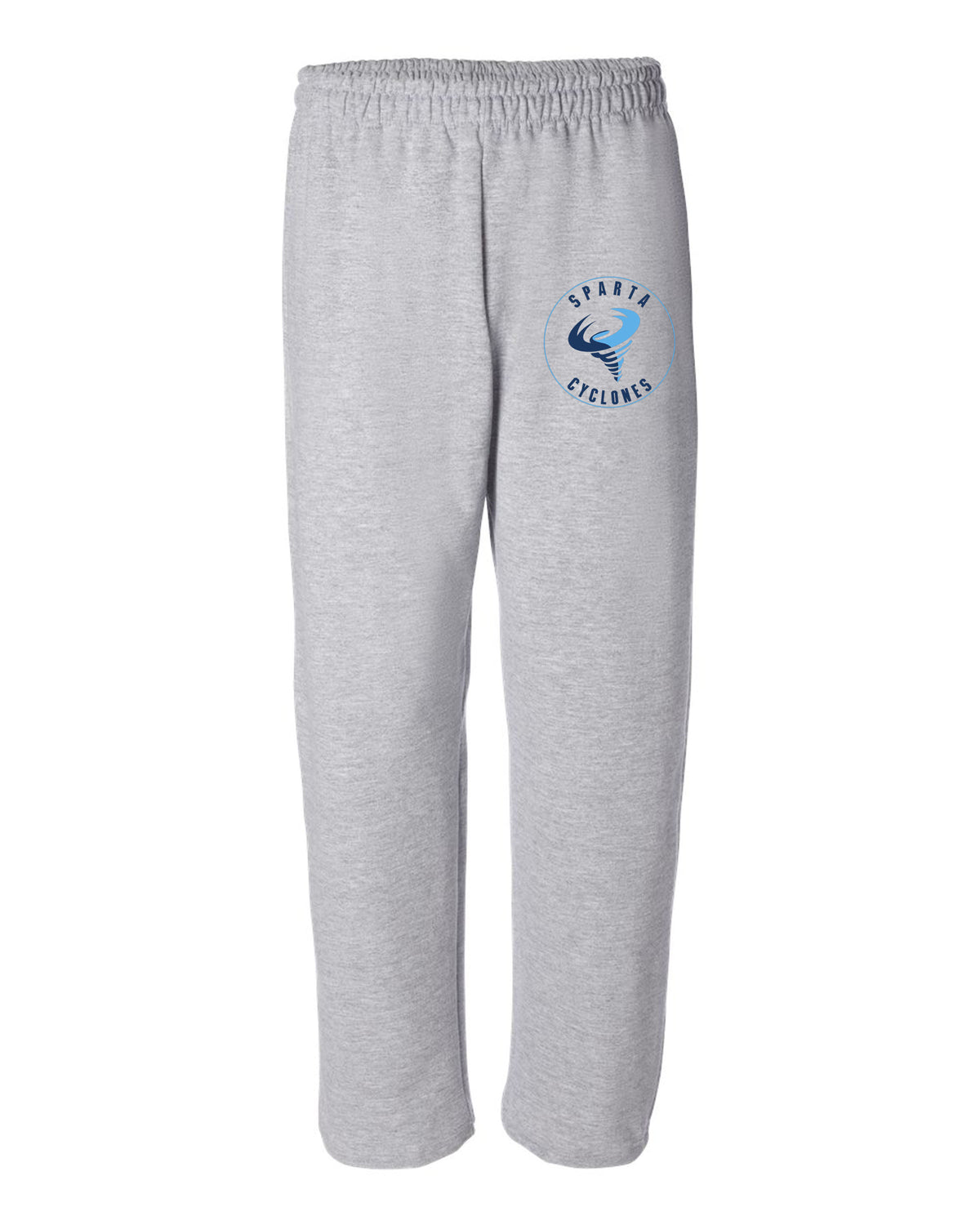 Sparta Cyclones Open Bottom Sweatpants Design 1