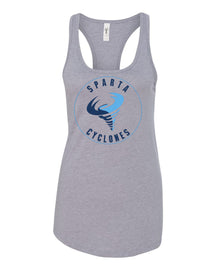 Sparta Cyclones Racerback Tank Top Design 1