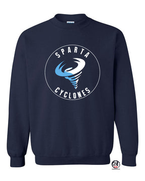 Sparta Cyclones Non Hooded Sweatshirt Design 1