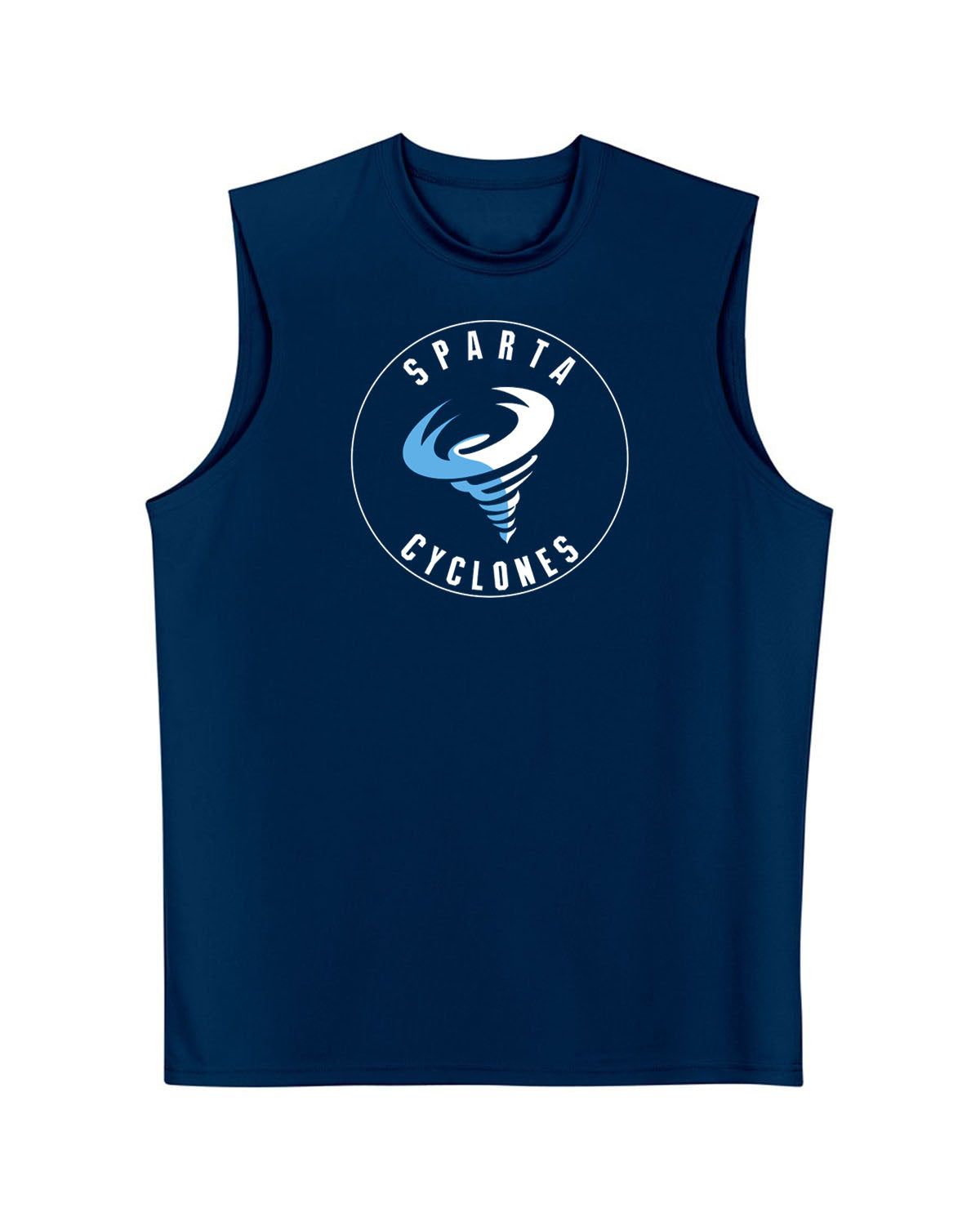 Sparta Cyclones Men's Performance Tank Top Design 1