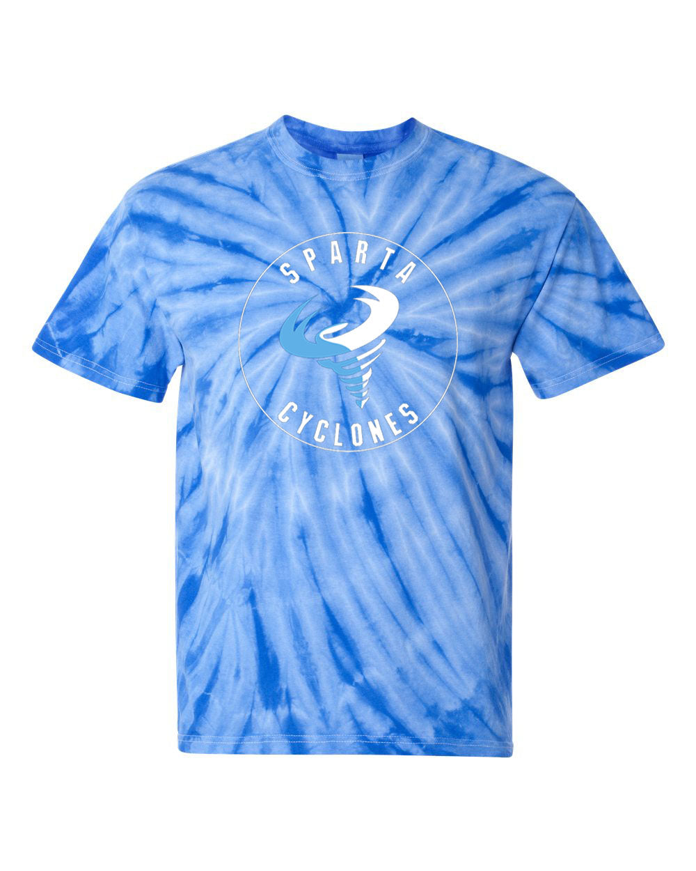 Sparta Cyclones Tie Dye t-shirt Design 1