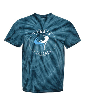 Sparta Cyclones Tie Dye t-shirt Design 1