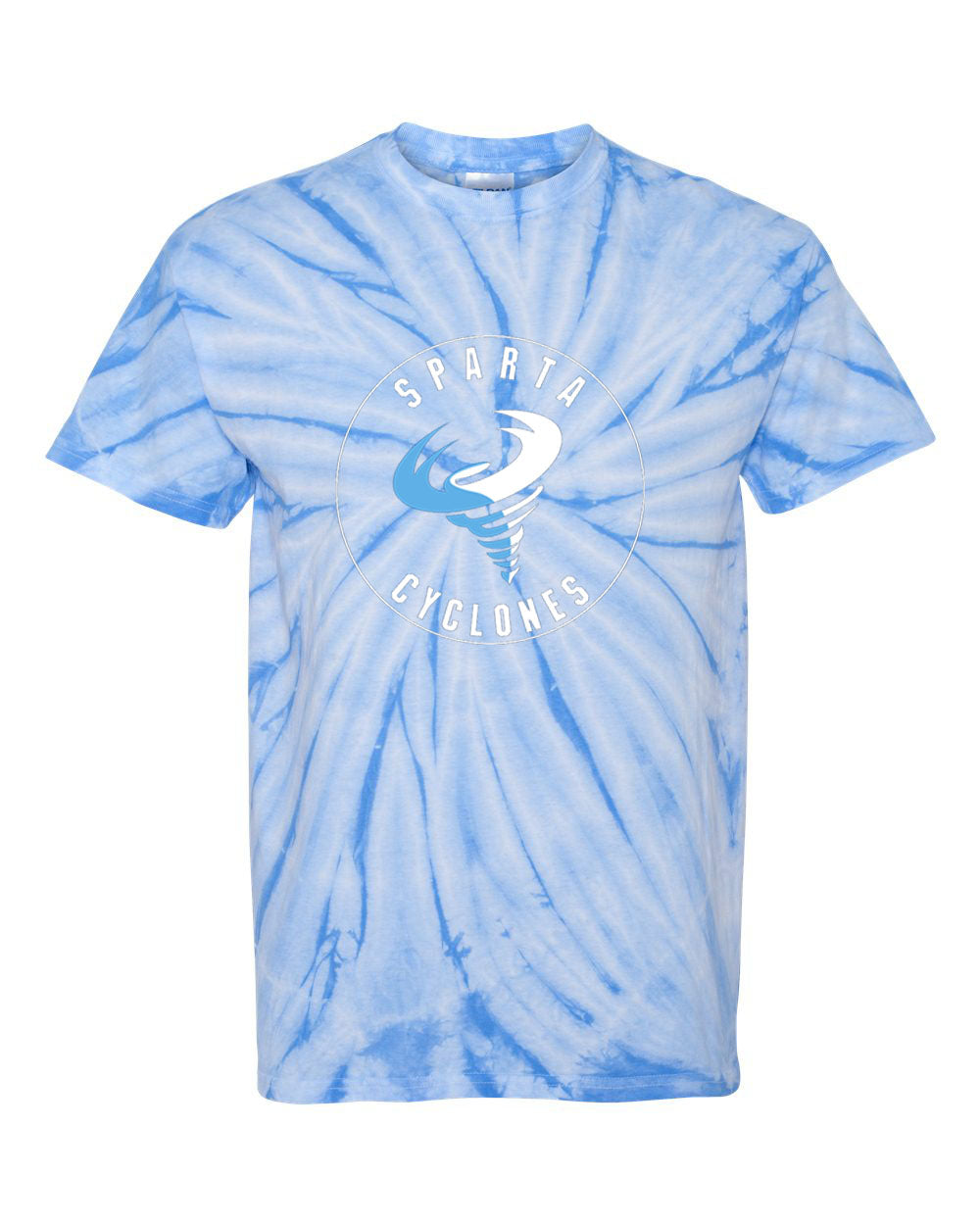 Sparta Cyclones Tie Dye t-shirt Design 1