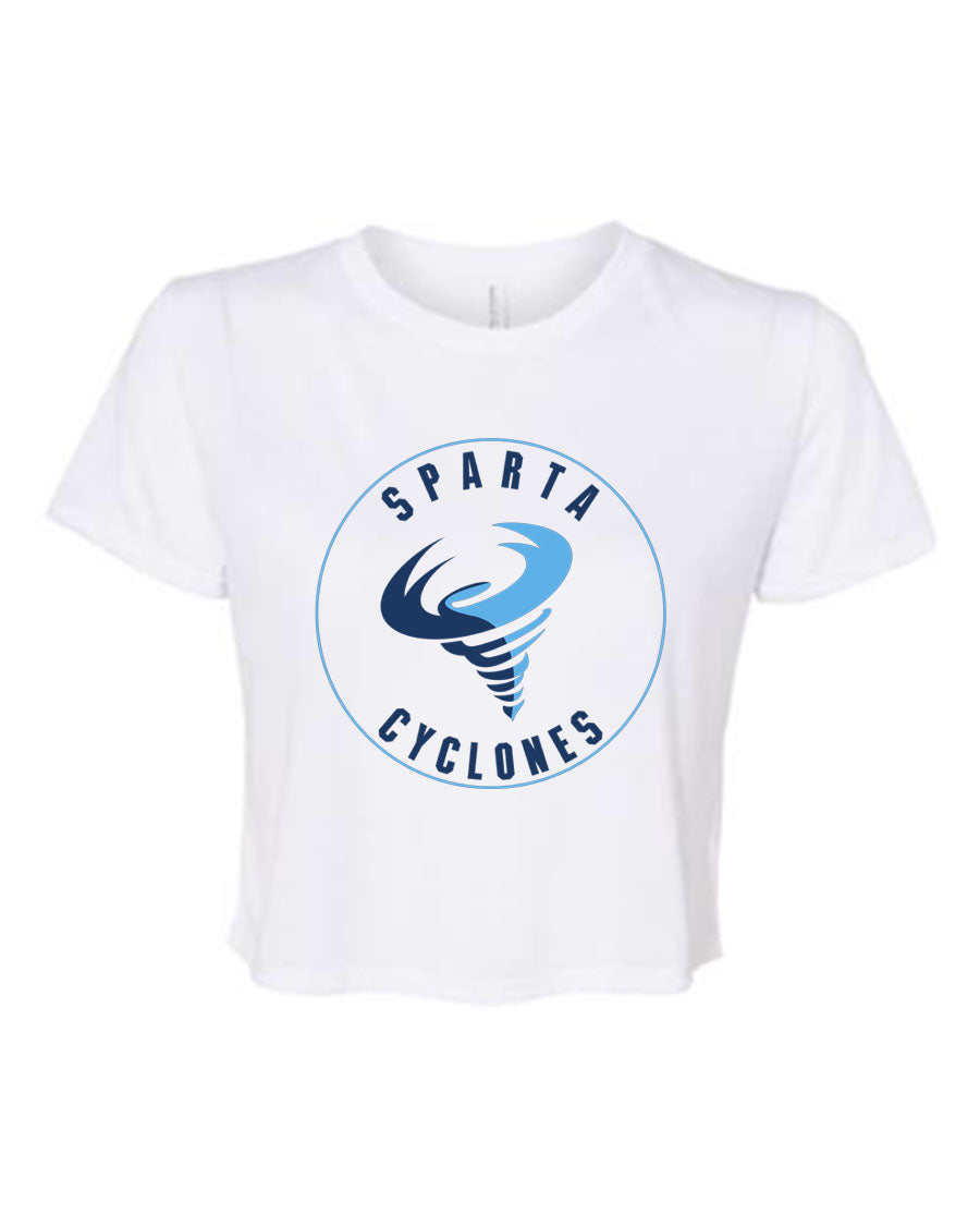 Sparta Cyclones Crop Top Design 1