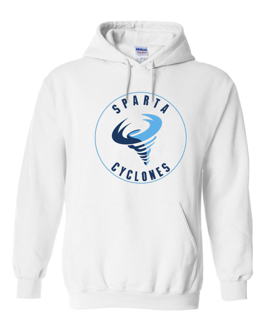 Sparta Cyclones Hooded Sweatshirt Design 1