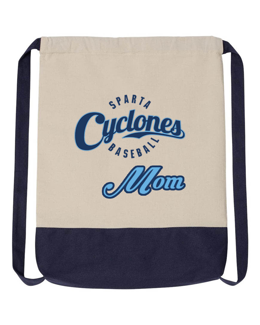 Sparta Cyclones Drawstring Bag Design 2