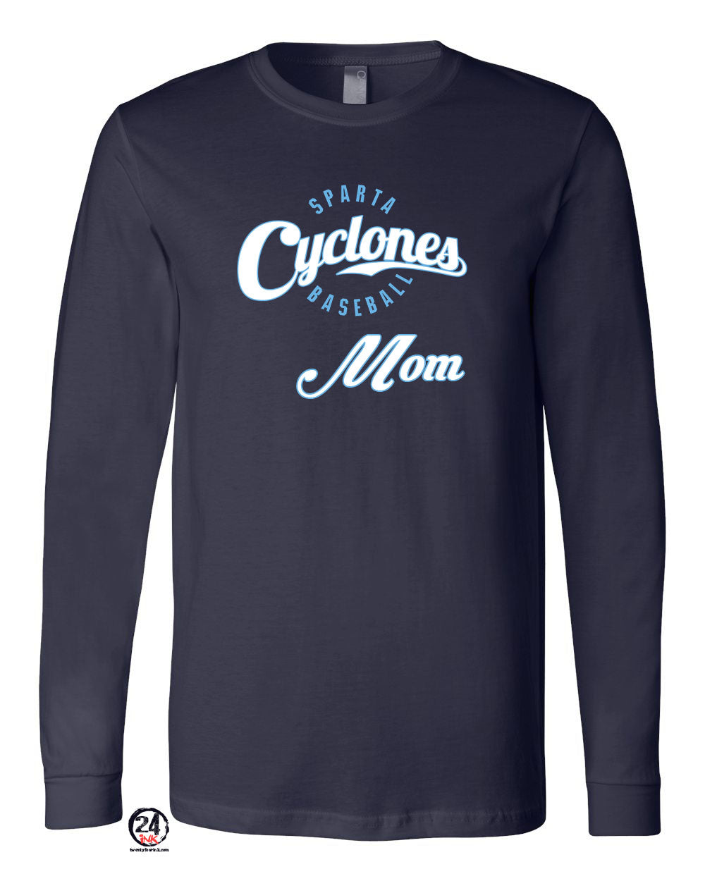 Sparta Cyclones Long Sleeve Shirt Design 2