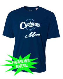 Sparta Cyclones Performance Material T-Shirt Design 2