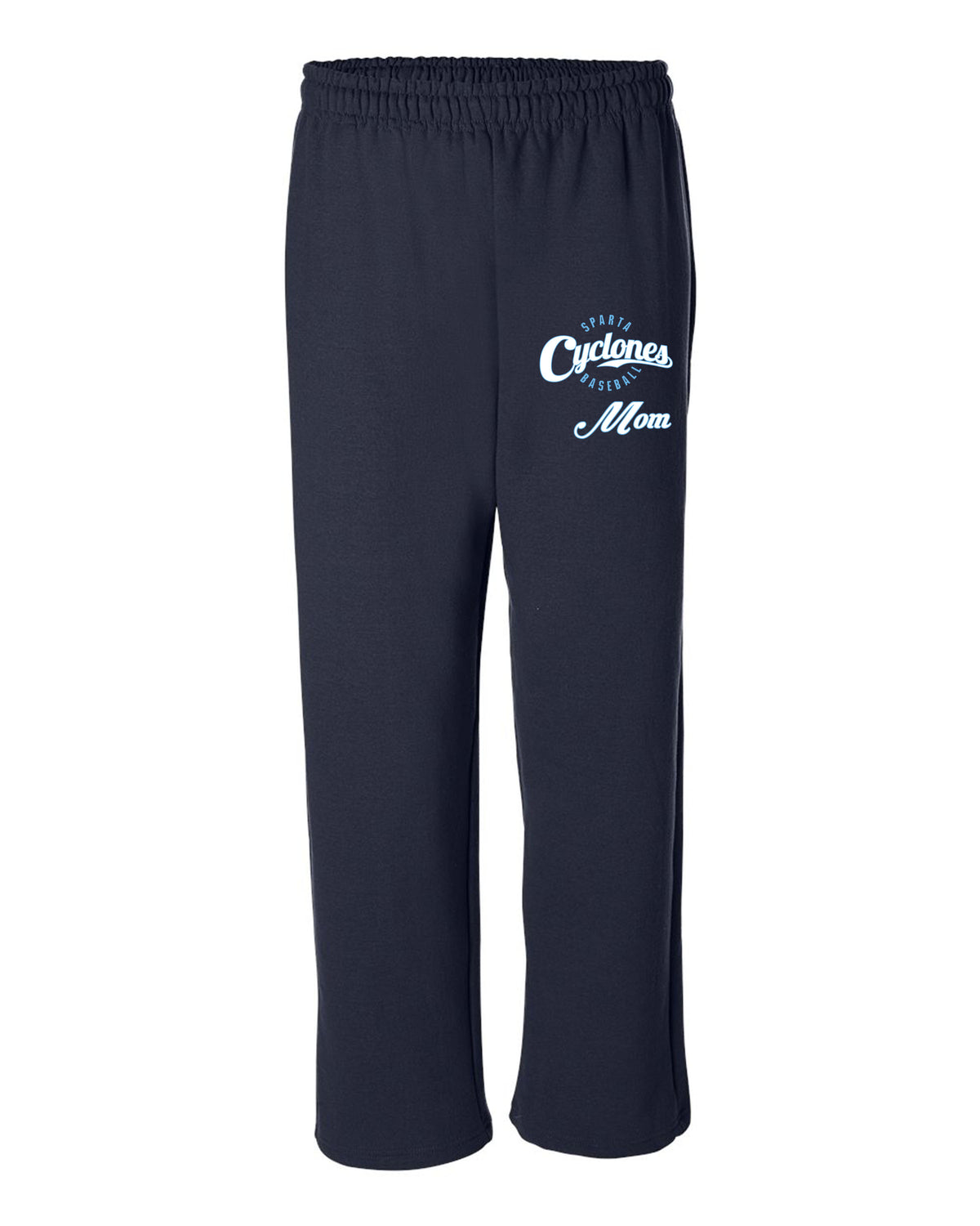 Sparta Cyclones Open Bottom Sweatpants Design 2