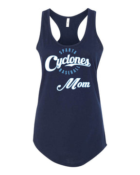 Sparta Cyclones Racerback Tank Top Design 2