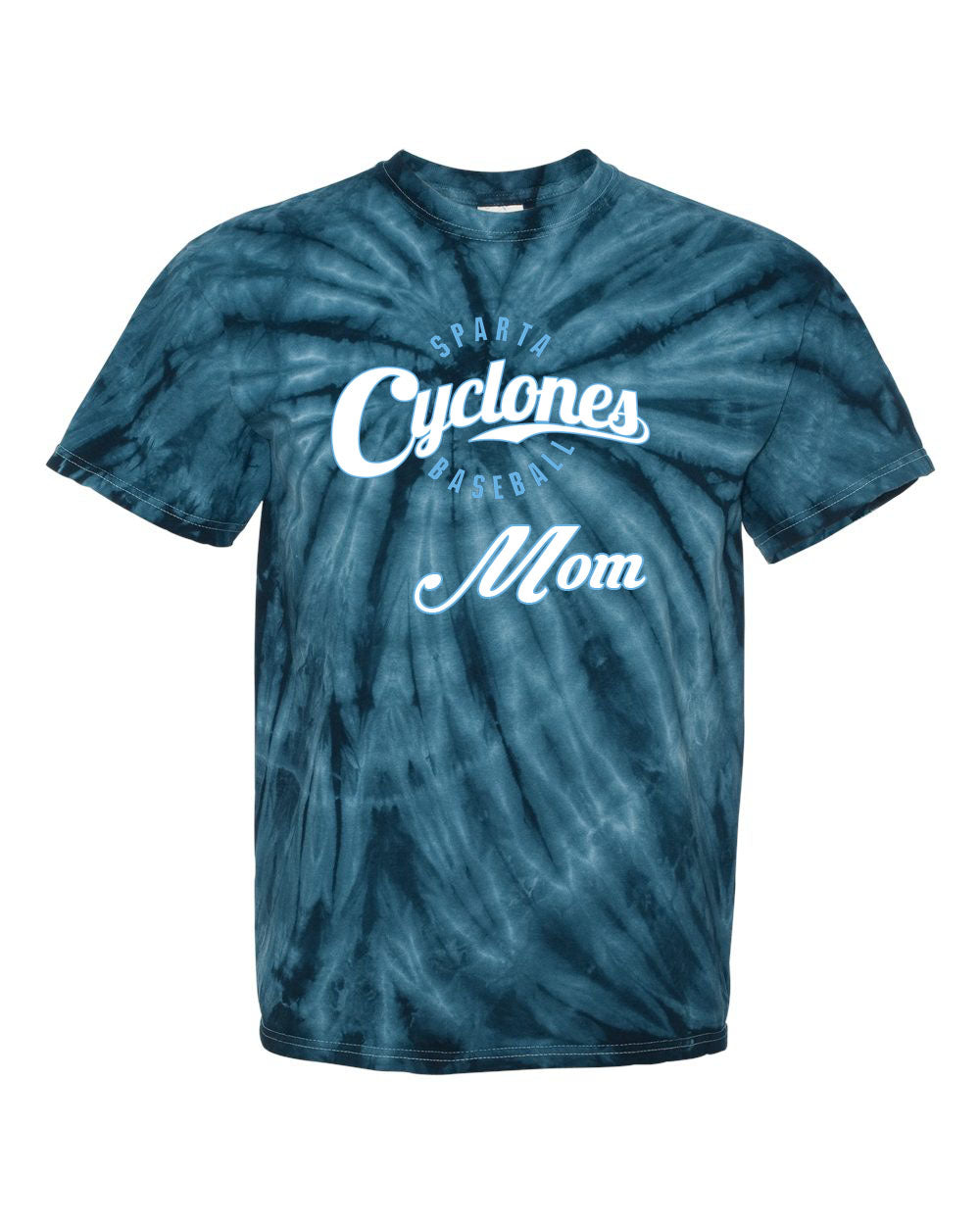 Sparta Cyclones Tie Dye t-shirt Design 2