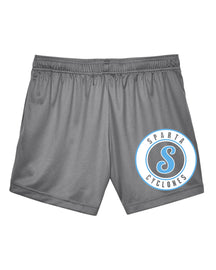 Sparta Cyclones Ladies Performance Shorts Design 3