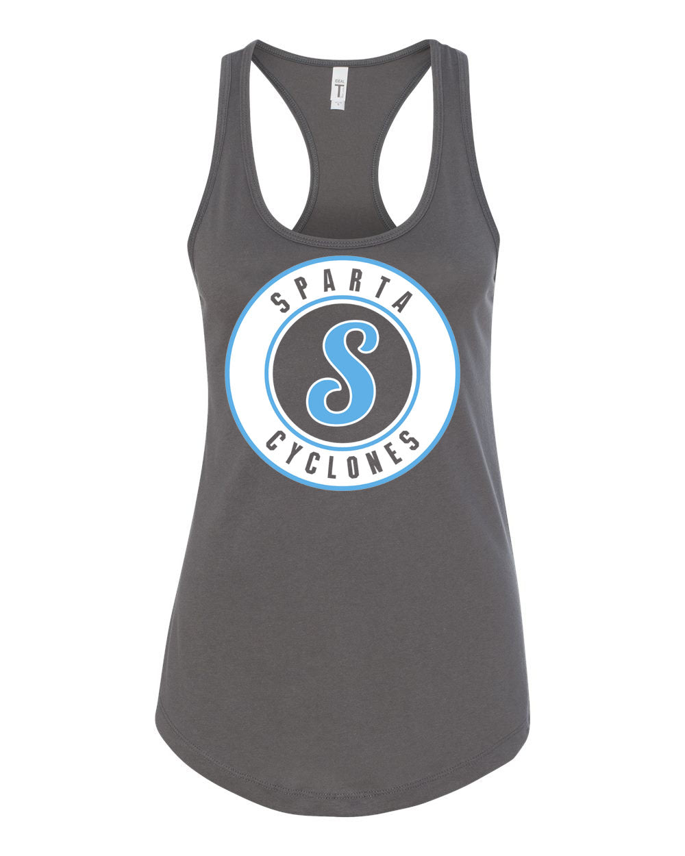 Sparta Cyclones Racerback Tank Top Design 3