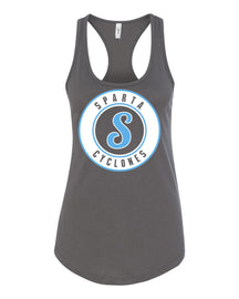 Sparta Cyclones Racerback Tank Top Design 3