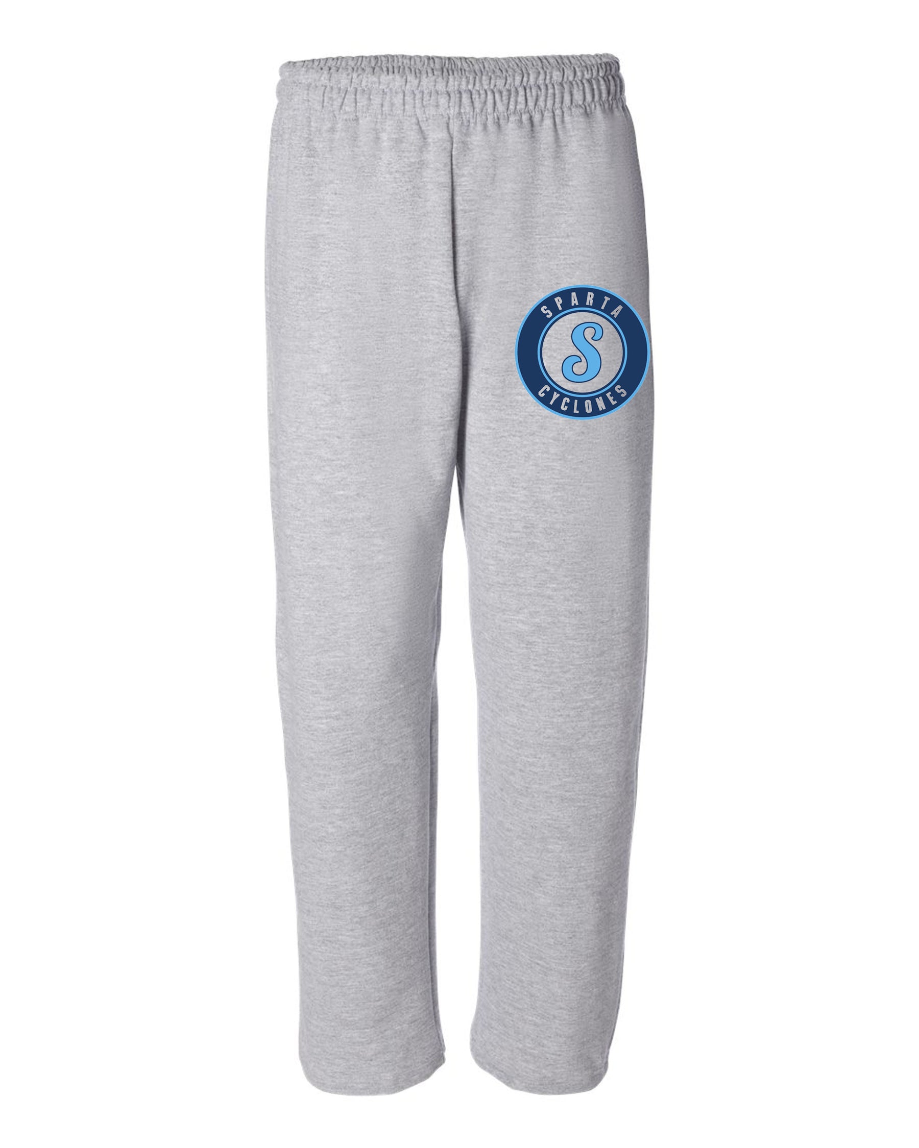 Sparta Cyclones Open Bottom Sweatpants Design 3