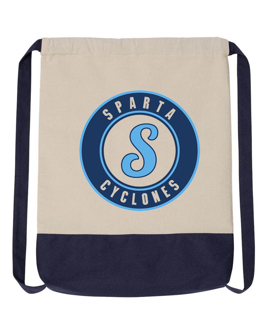 Sparta Cyclones Drawstring Bag Design 3