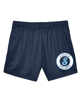 Sparta Cyclones Ladies Performance Shorts Design 3