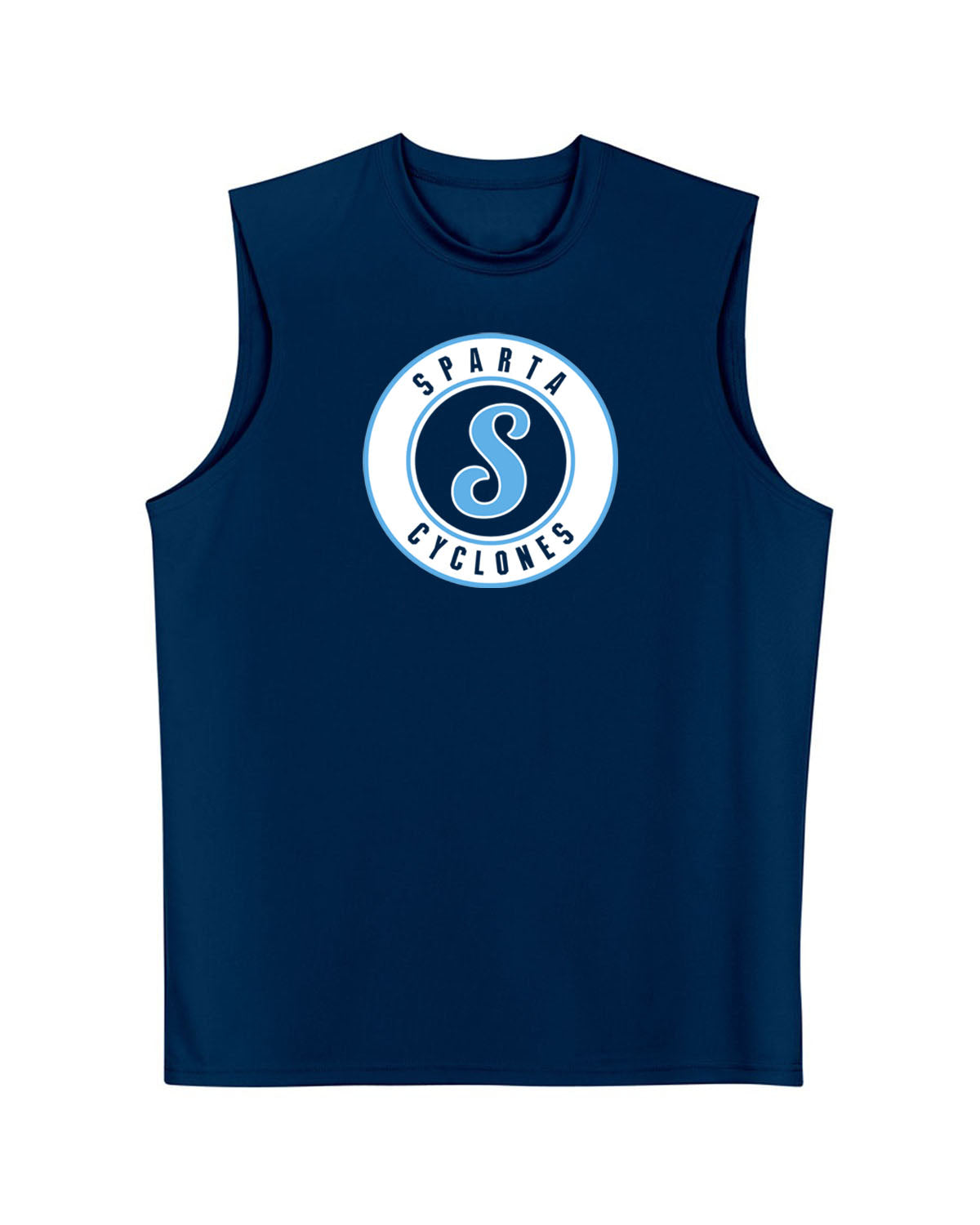 Sparta Cyclones Men's Performance Tank Top Design 3