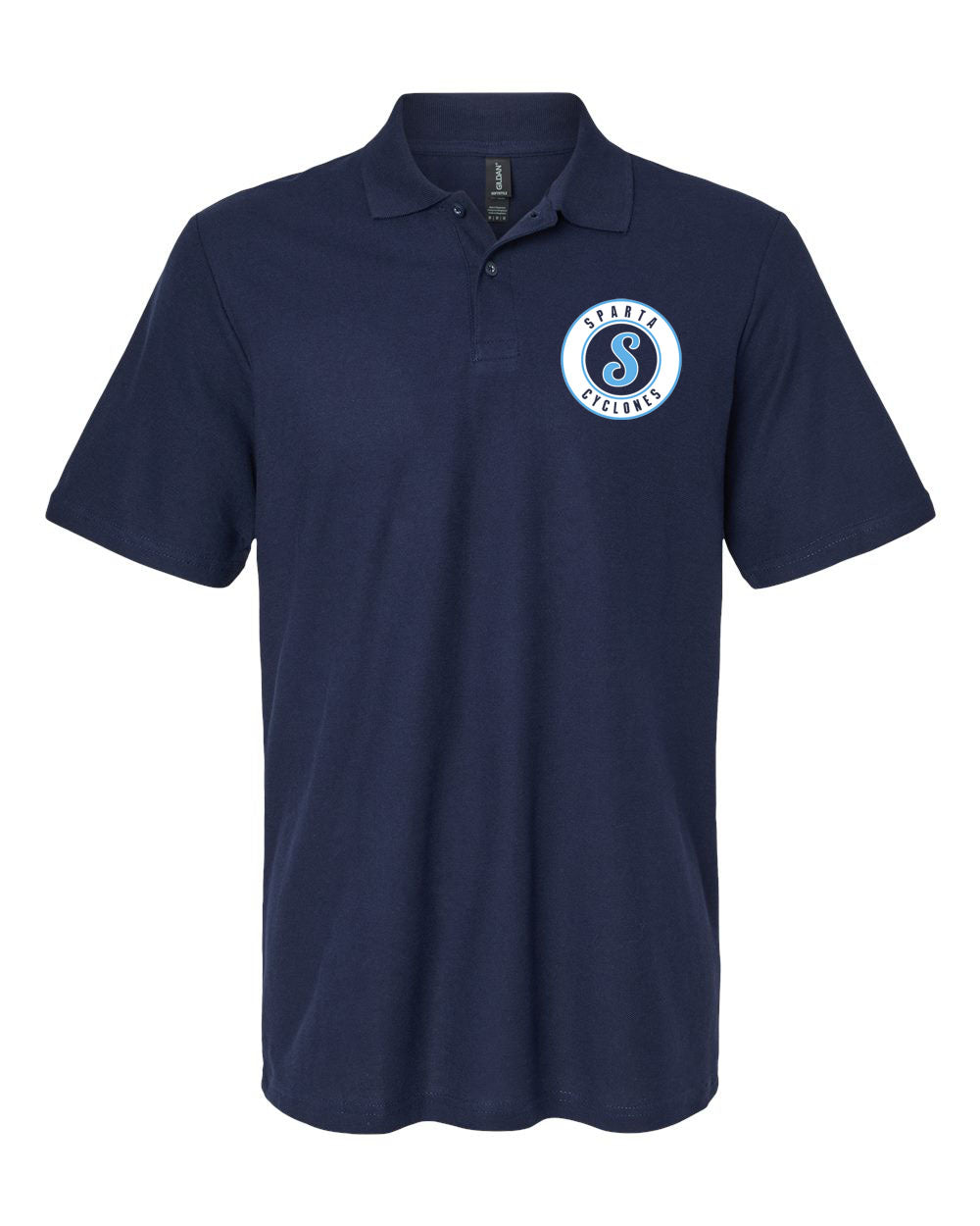 Sparta Cyclones Polo T-Shirt Design 3