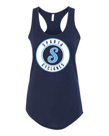 Sparta Cyclones Racerback Tank Top Design 3