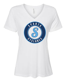 Sparta Cyclones V-neck T-shirt Design 3