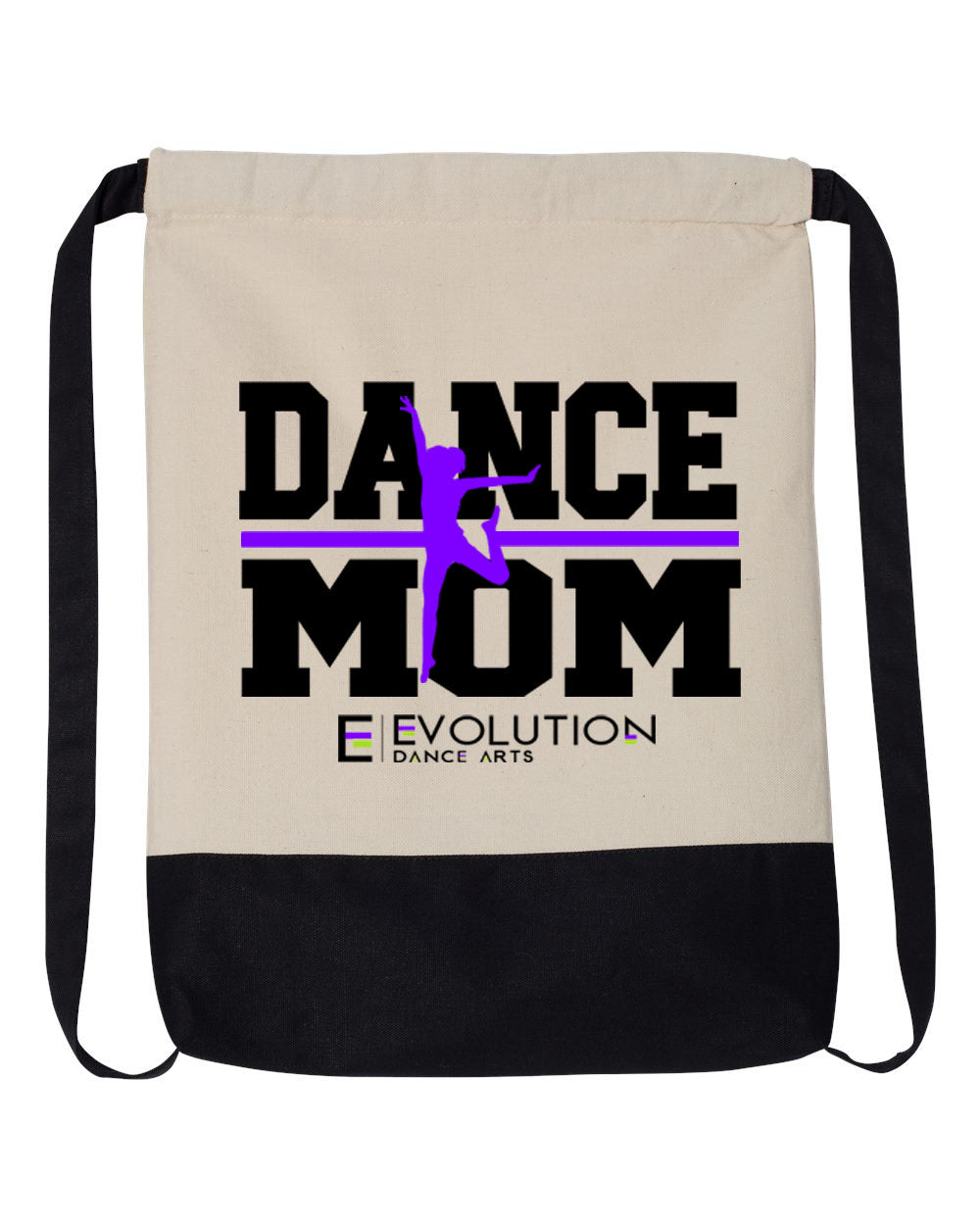 Evolution Dance Arts Drawstring Bag Design 6