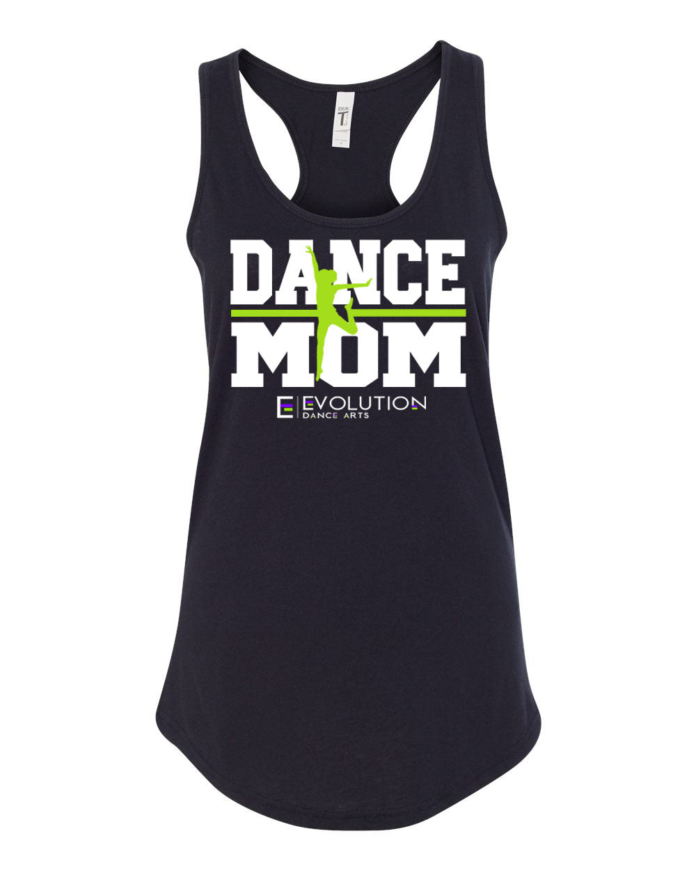 Evolution Dance Arts Racerback Tank Top Design 6