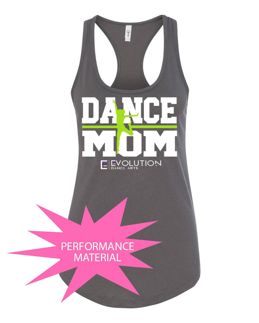 Evolution Dance Arts Performance Racerback Tank Top Design 6