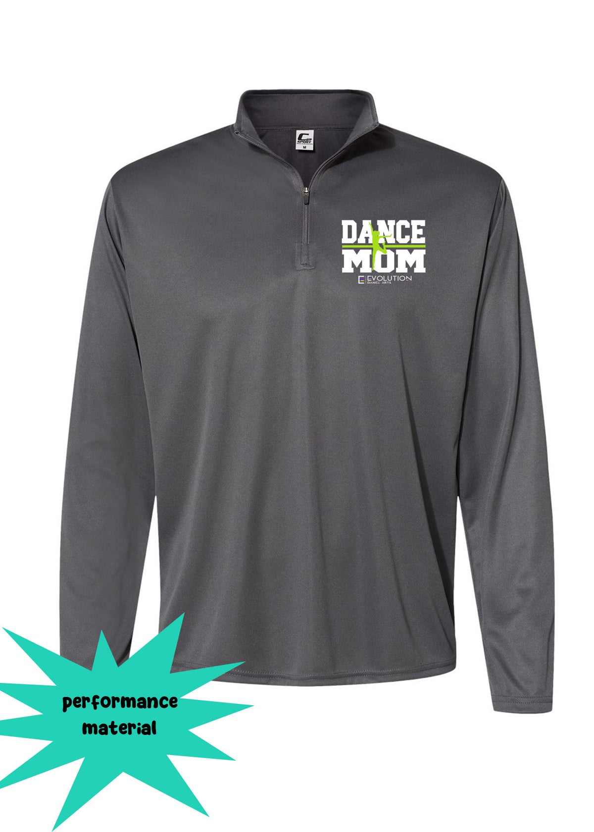 Evolution Dance Quarter Zip Long Sleeve Shirt Design 6