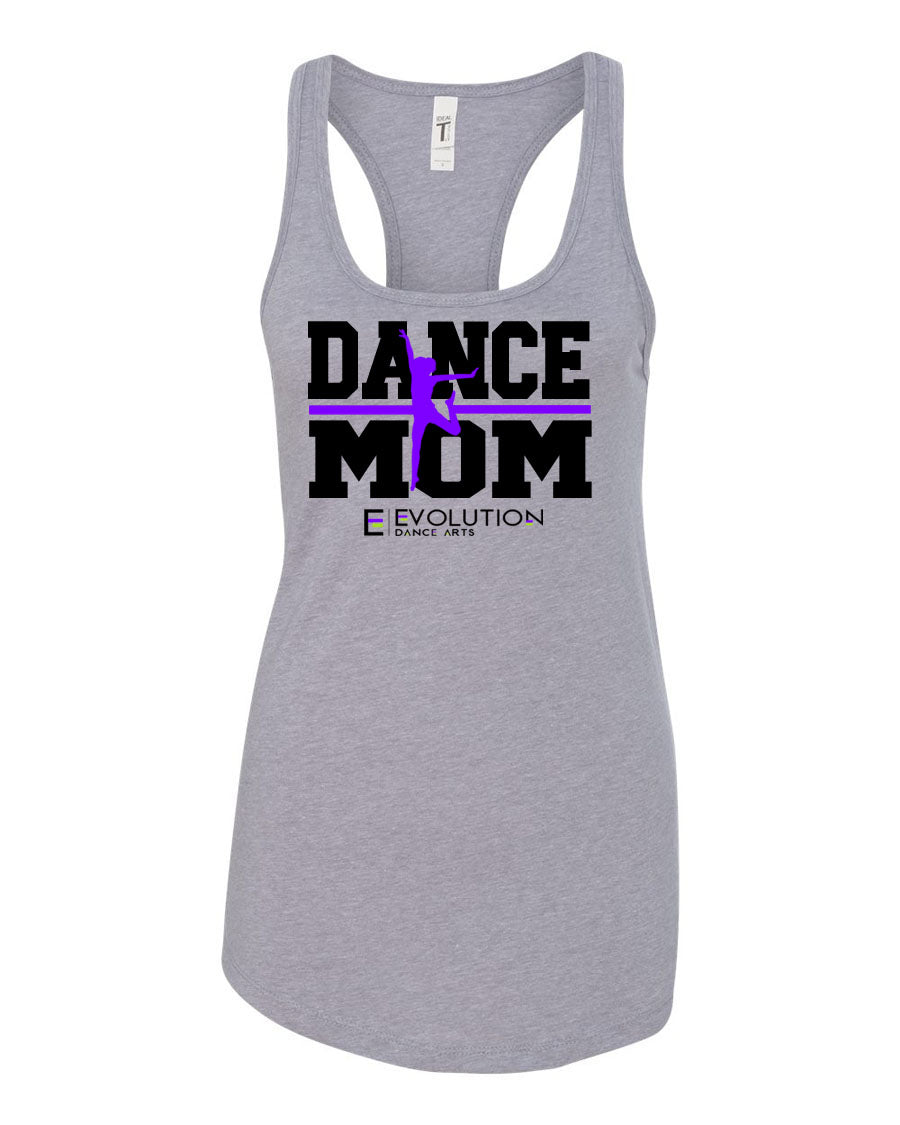 Evolution Dance Arts Racerback Tank Top Design 6