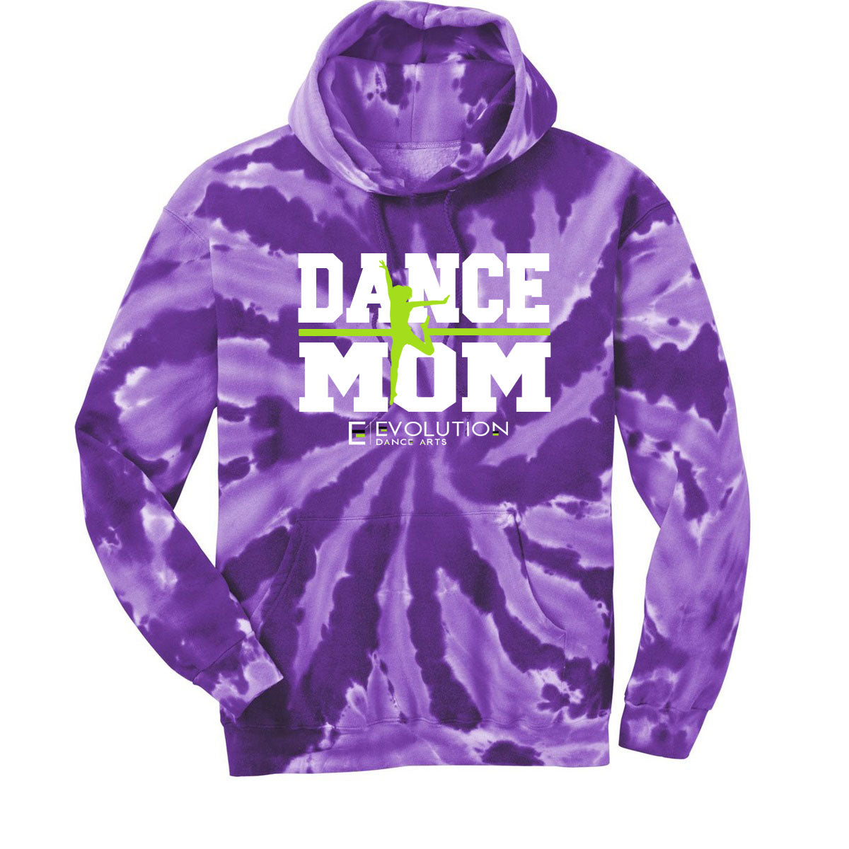 Evolution Dance Tie-Dye Hooded Sweatshirt Design 6