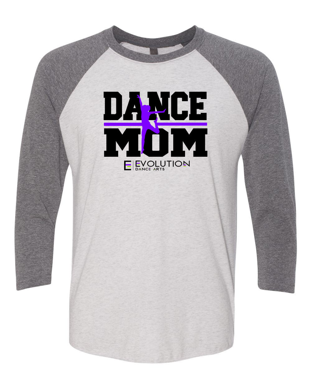 Evolution Dance Arts raglan shirt design 6