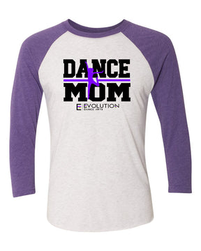 Evolution Dance Arts raglan shirt design 6