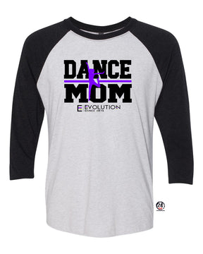 Evolution Dance Arts raglan shirt design 6