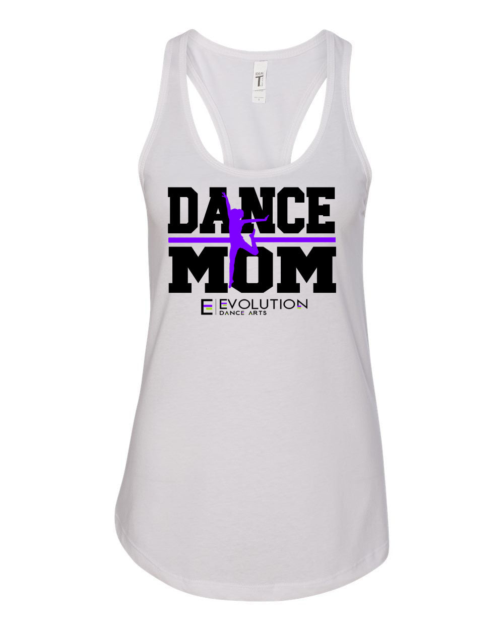 Evolution Dance Arts Racerback Tank Top Design 6