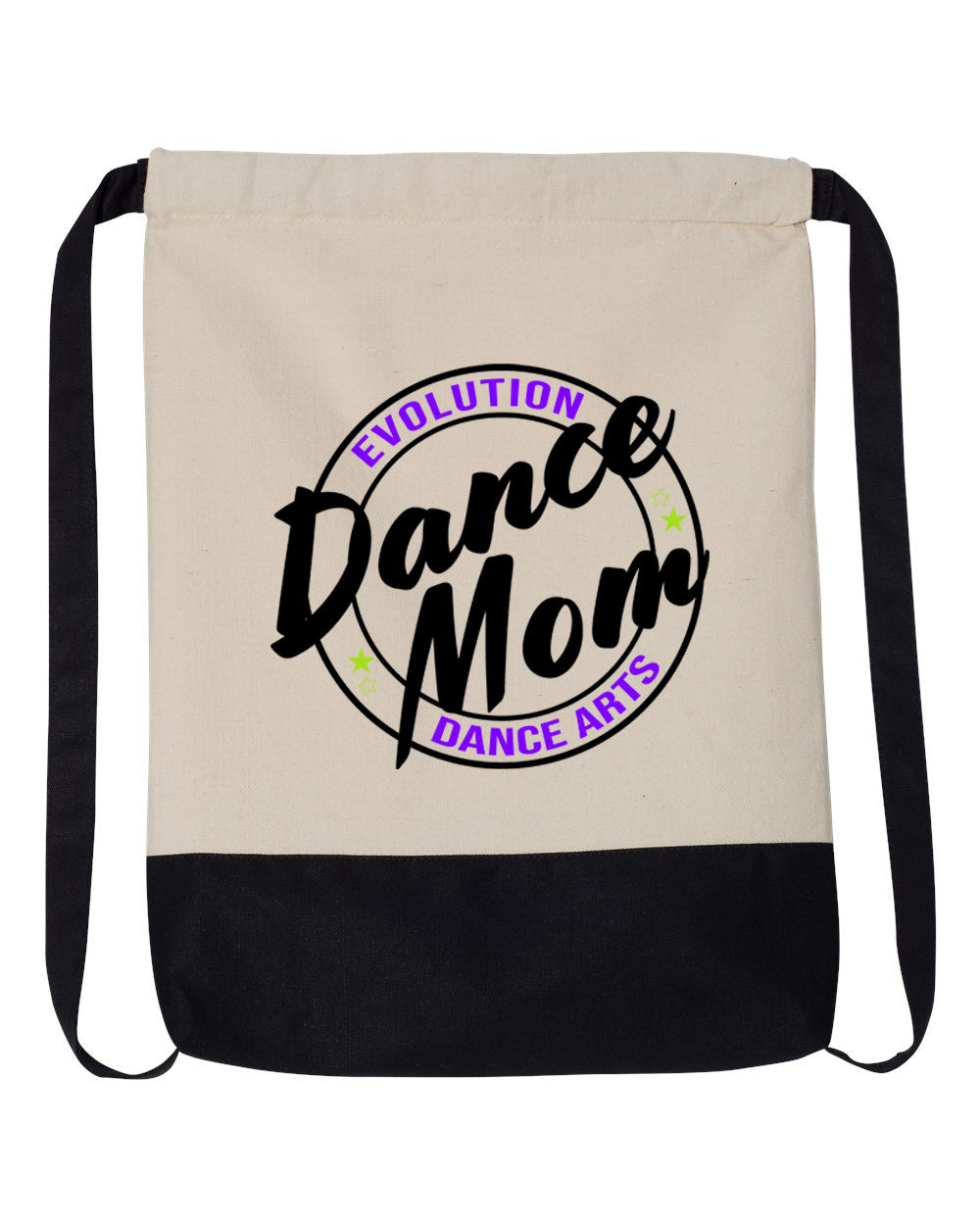 Evolution Dance Arts Drawstring Bag Design 7