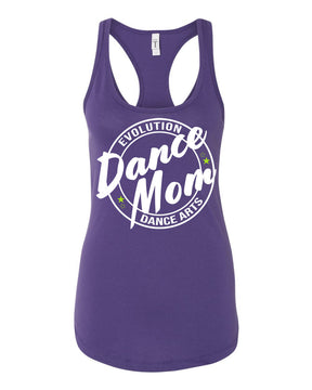 Evolution Dance Arts Racerback Tank Top Design 7