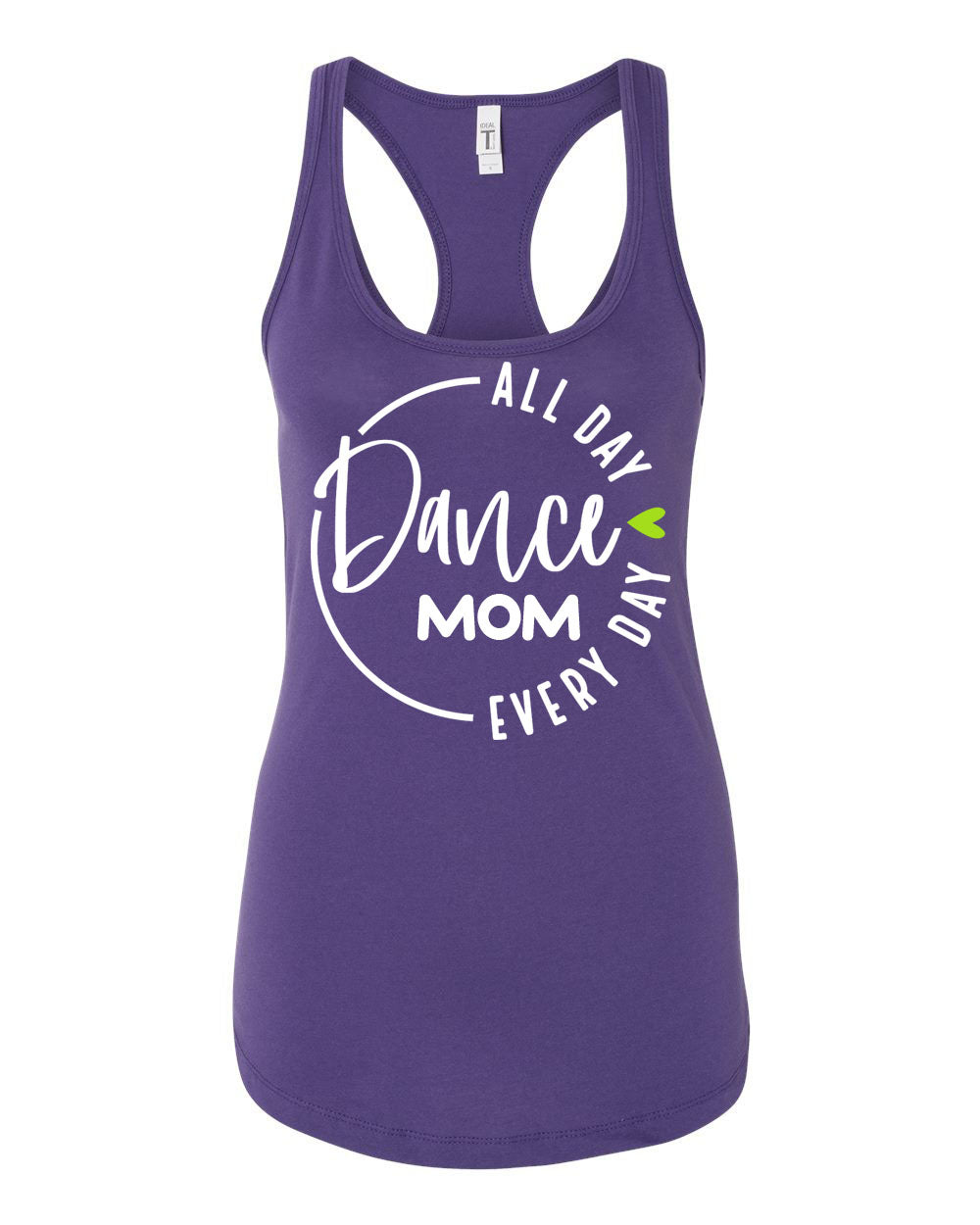 Evolution Dance Arts Racerback Tank Top Design 8