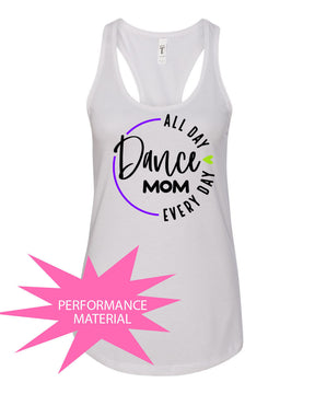 Evolution Dance Arts Performance Racerback Tank Top Design 8