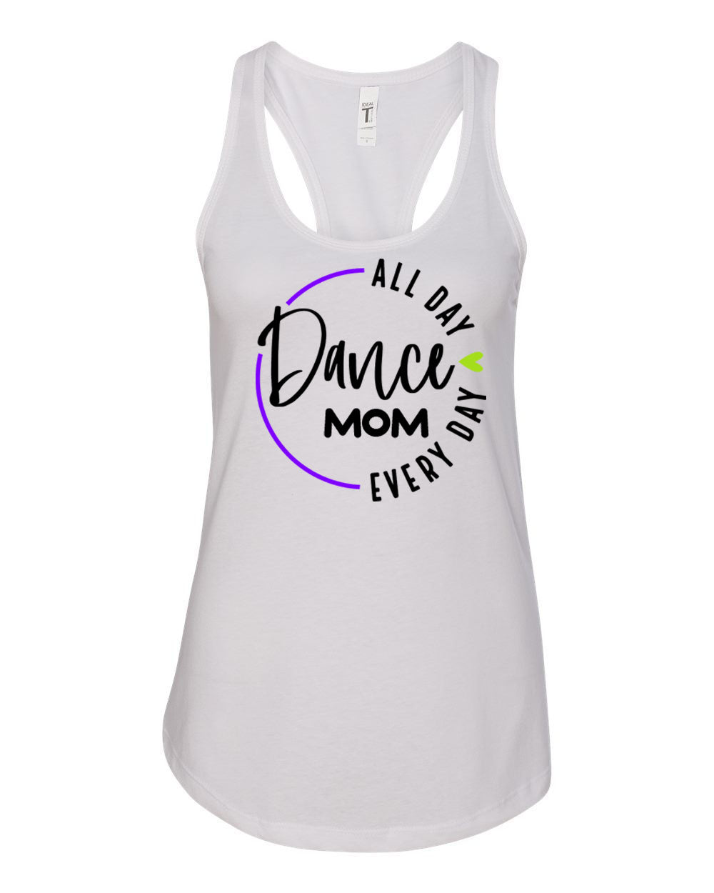 Evolution Dance Arts Racerback Tank Top Design 8