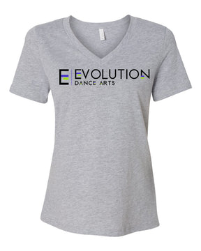 Evolution Dance Arts Design 1 V-neck T-shirt