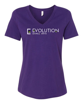 Evolution Dance Arts Design 1 V-neck T-shirt