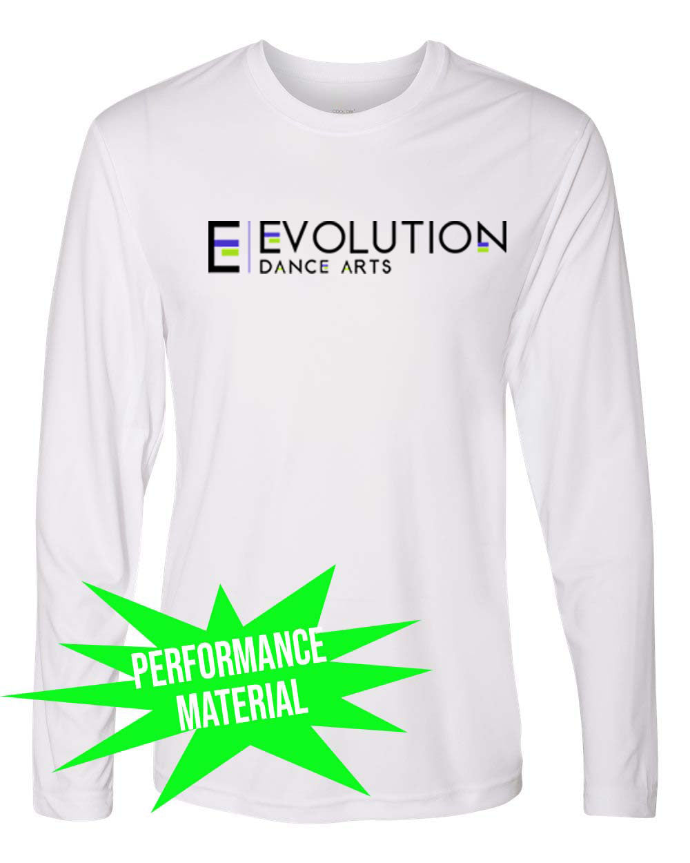 Evolution Dance Arts Performance Material Design 1 Long Sleeve Shirt