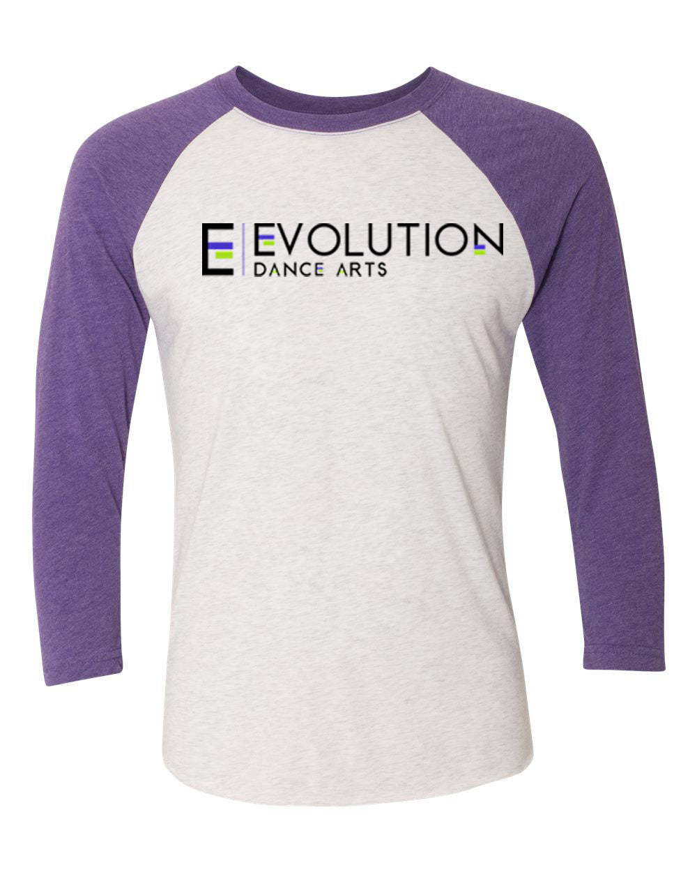 Evolution Dance Arts design 1 raglan shirt