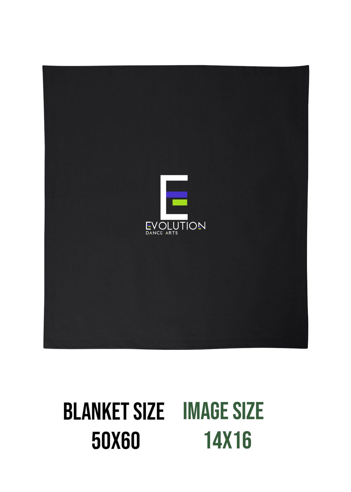 Evolution Dance Arts Design 2 Blanket