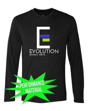 Evolution Dance Arts Performance Material Design 2 Long Sleeve Shirt