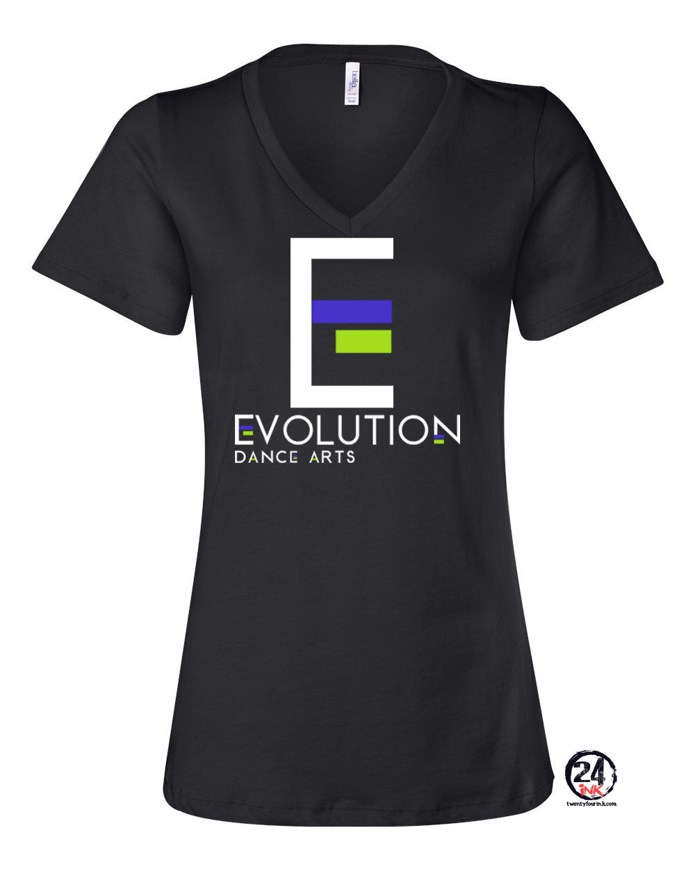Evolution Dance Arts Design 2 V-neck T-shirt