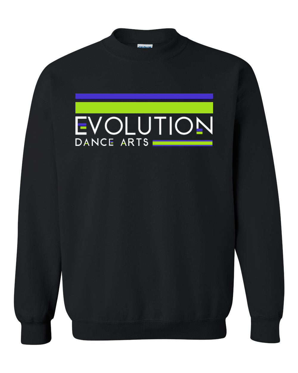 Evolution Dance Arts Design 3 non hooded sweatshirt