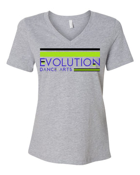 Evolution Dance Arts Design 3 V-neck T-shirt